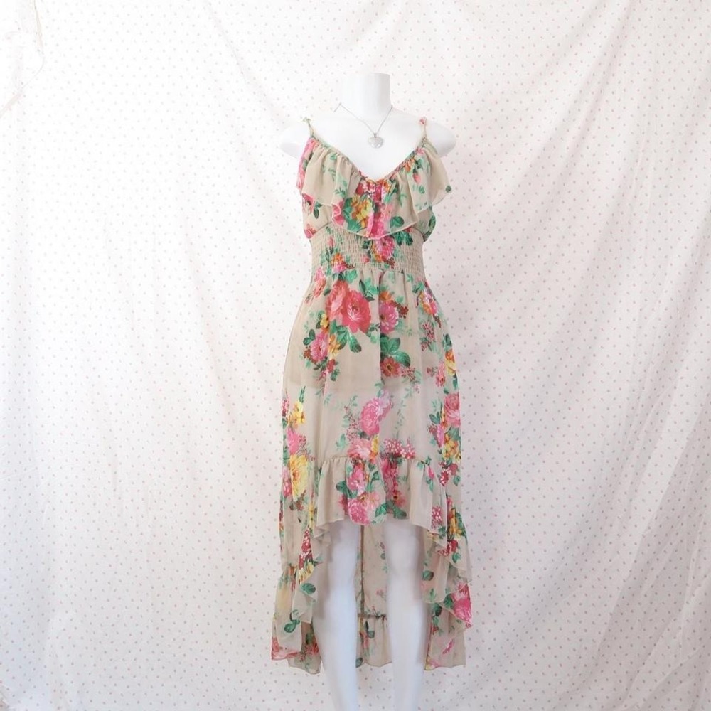 2000s romantic fairycore floral dress - Picture 4 of 4